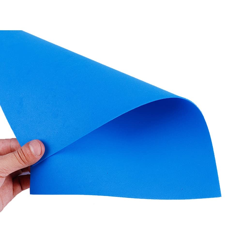 10 arkuszy z pianki EVA do rękodzieła dla dzieci 40x60 cm nietoksyczny papier gąbkowy(Blue)
