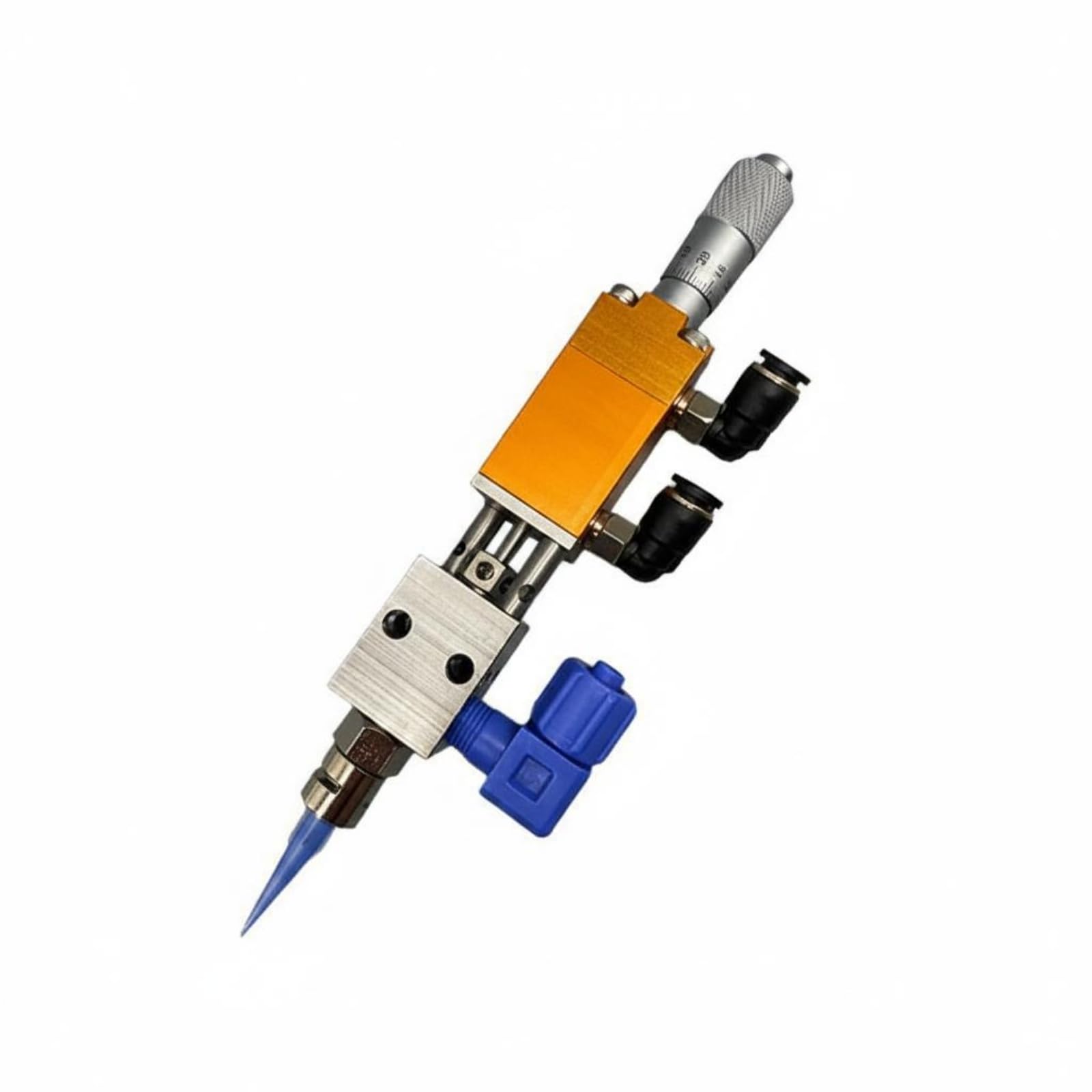 Single-Component Use Micrometer Glue Valve Alcohol Compatible Micro Adjustment Dispensing Valve Adjustable Output Thimble Glue Dispenser Low Waste for Professionals-image-19