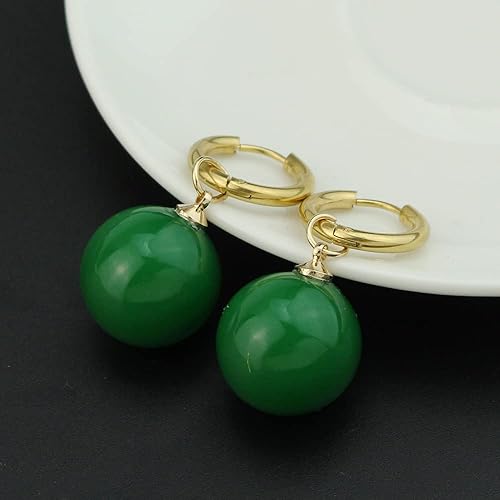 Miniatura 5 de KANGSHUN Pendientes de gota de ágata de anime Goku con clip