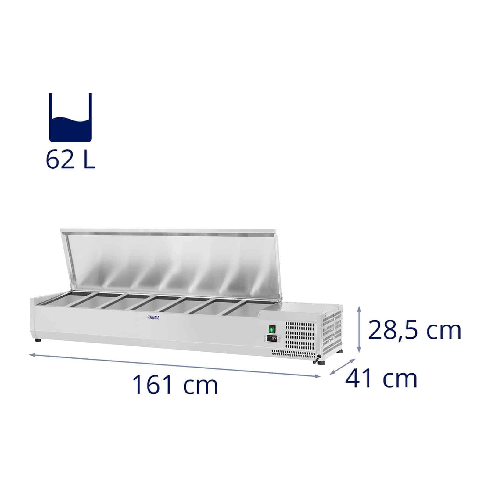 Royal Catering Kühlvitrine RCKV-160/39-S7 – 160  Produktbild-Vorschau 3