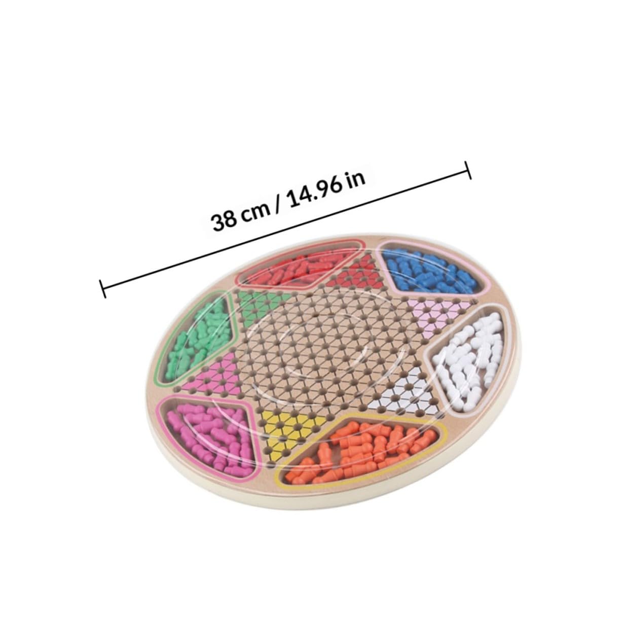 Juego de Mesa de Madera Dos en Uno Damas Chinas y Gobang para Niños, Compacto y Portátil, Juguete Educativo Cognitivo Infantil, Adecuado para Viajes y Aprendizaje Lúdico
