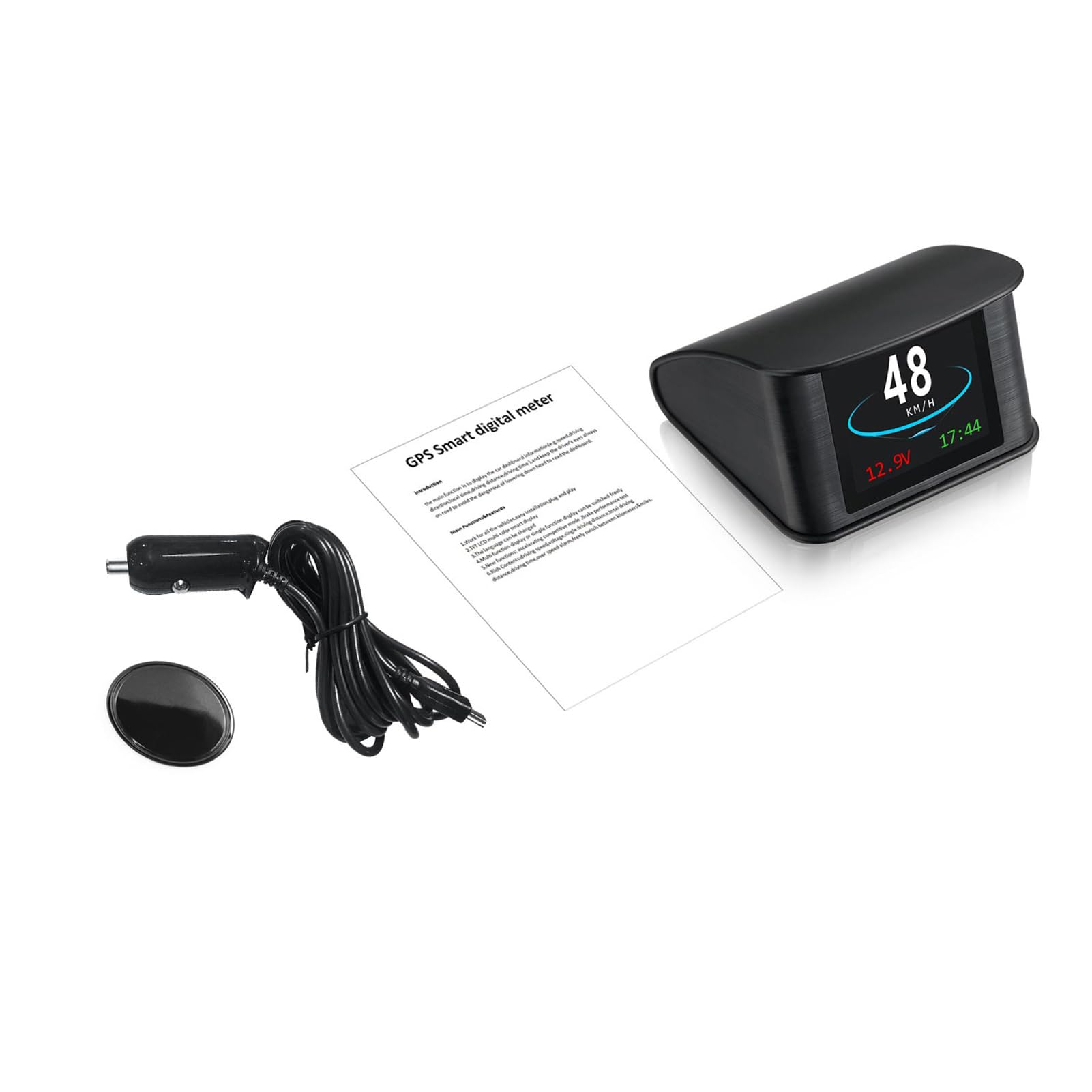 Hyuduo Wyświetlacz HUD do Samochodu, 2.2-calowy Ekran LCD, Alerty o (T600