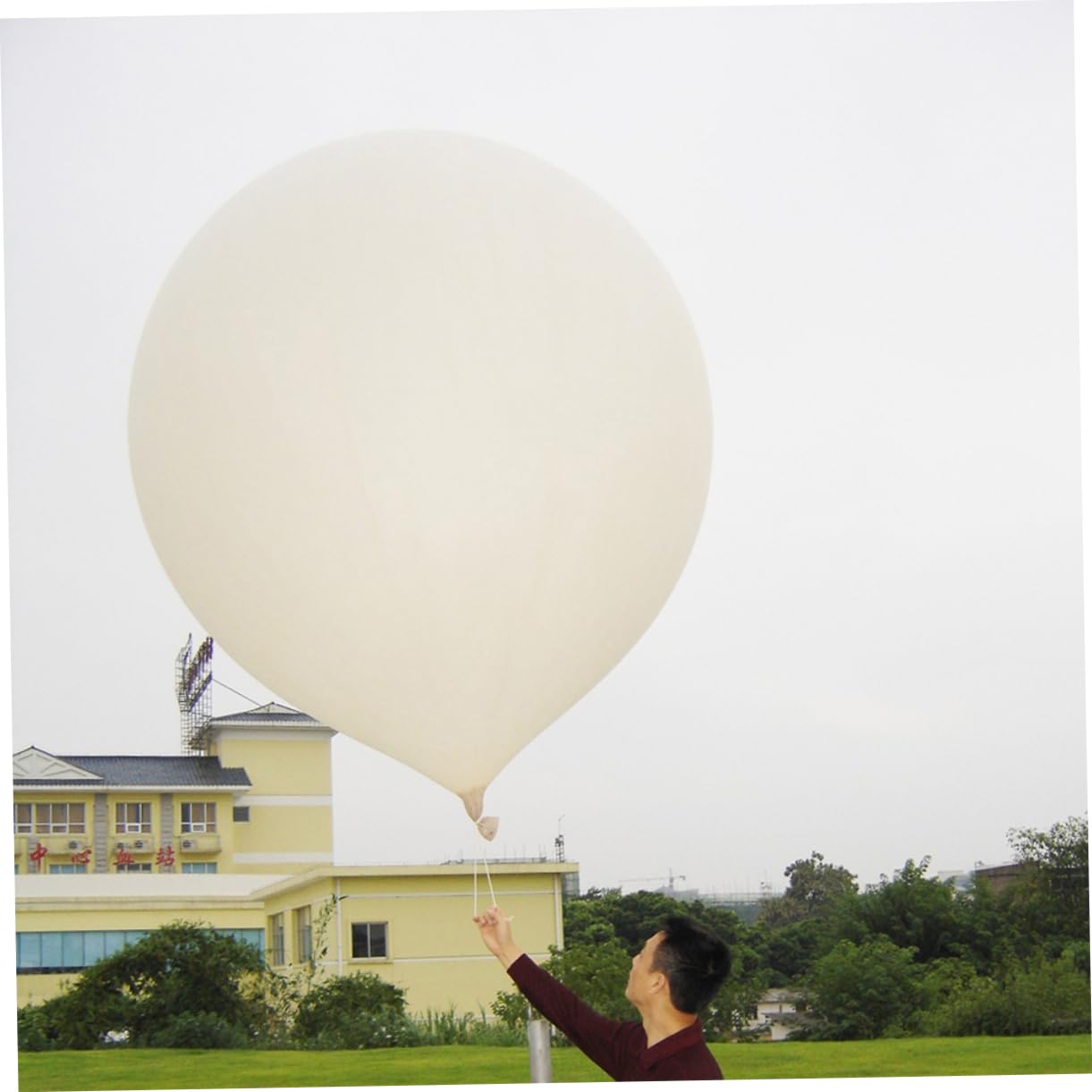 Großer Runder Latexballon Weiß 300g, Extra Großer Jumbo Ballon