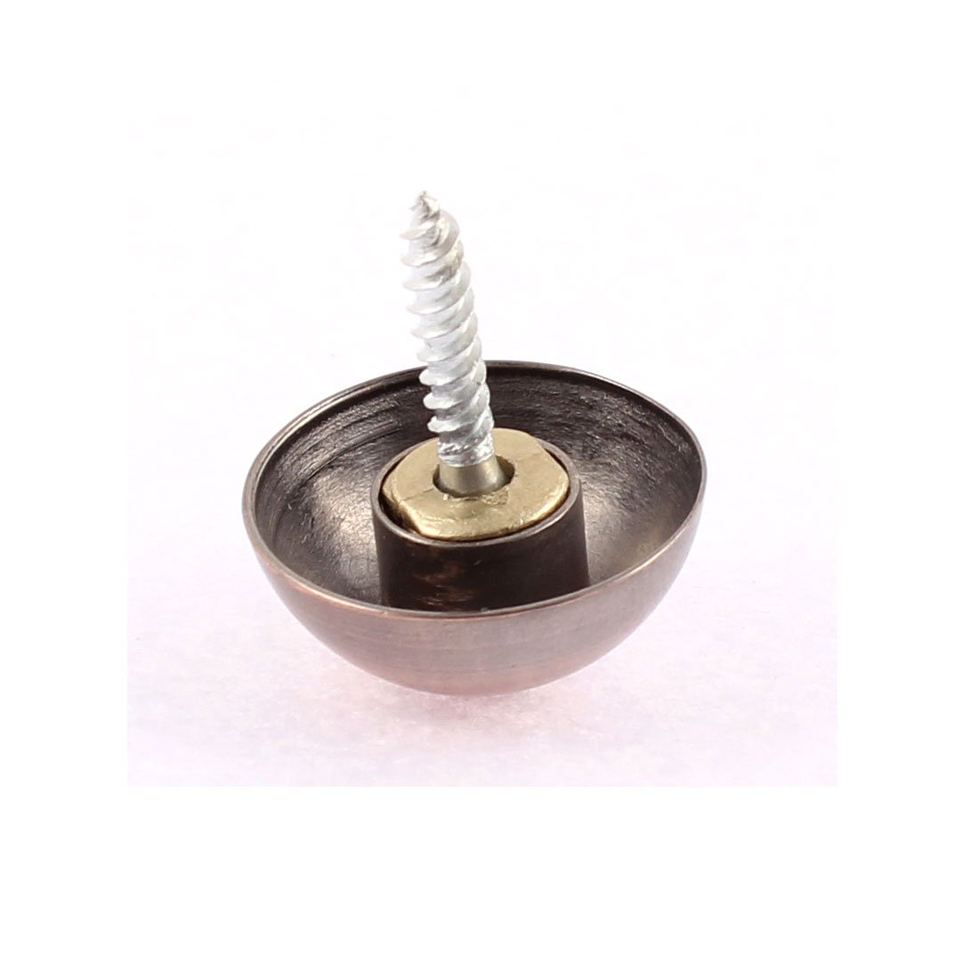 Aexit Wardrobe Door Quality Parts 23mm Dia Semicircle Glass Mirror Screw Nail Decoration 30pcs Model:21as284qo356