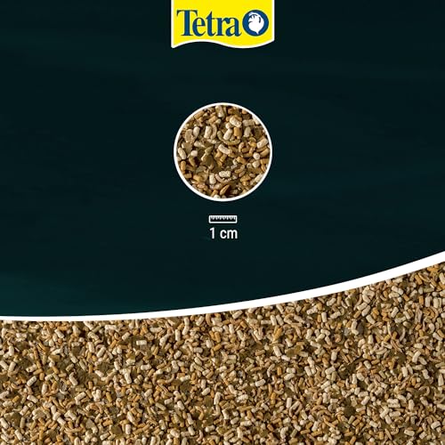 Tetra Pond Goldfish 3in1 Mix - Fischfutter-Mischung aus Flocken, Sticks und Gammarus für alle Goldfische und Kaltwasserfische im Teich, 4 L Beutel