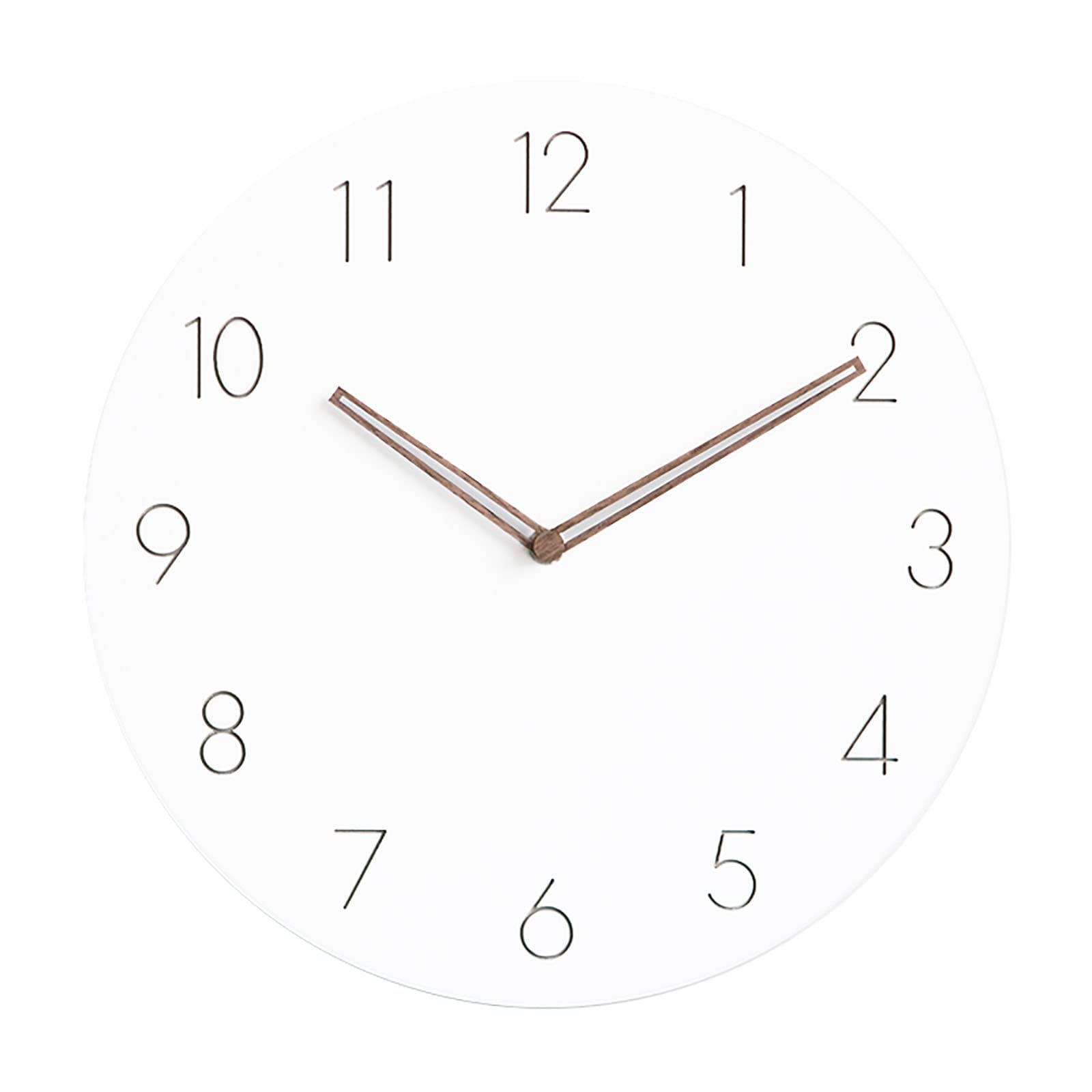 JATIBOSH Easy to Read Wall Clock Living Room Creative Nordic Clock Bedroom Mute Hanging Clock Battery Operated Decor Clock for Home Office School (Battery Not Included)