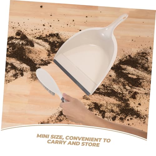 LIGIGWASH Mini Besen und Kehrschaufel Set mit Steifen Borsten für Effektive Reinigung von Haustierhaaren und Schmutz Platzsparend und Tragbar für Boden Desktop und Kleine Räume – Bild 8