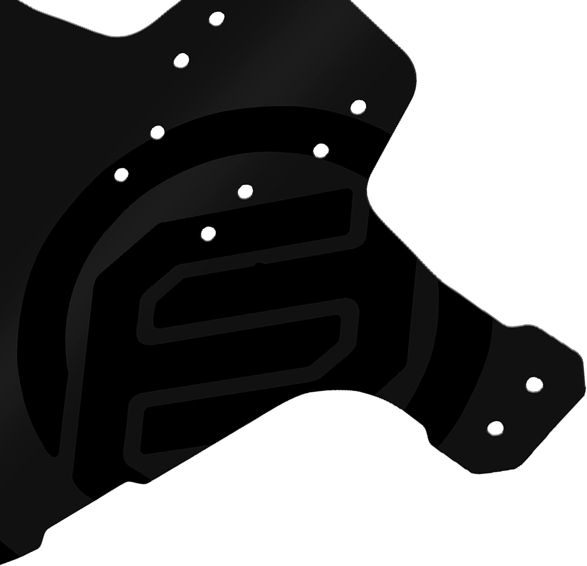 FIFTY-FIFTY Mountain Bike Fender, MTB Mudguard, Front and Rear Compatible, Fits 26", 27.5", 29", Plus Size and Fat Bike Wheel Sizes