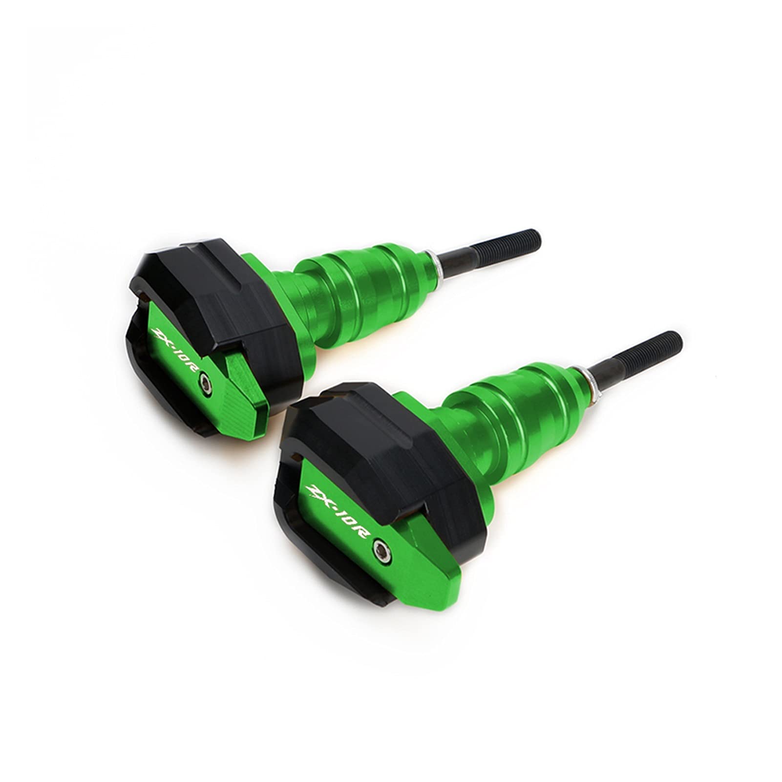 Motorcycle Frame Sliders For Kawasaki ZX-10R (2005-2015) - Carbon Fiber & CNC Aluminum, Crash Protection