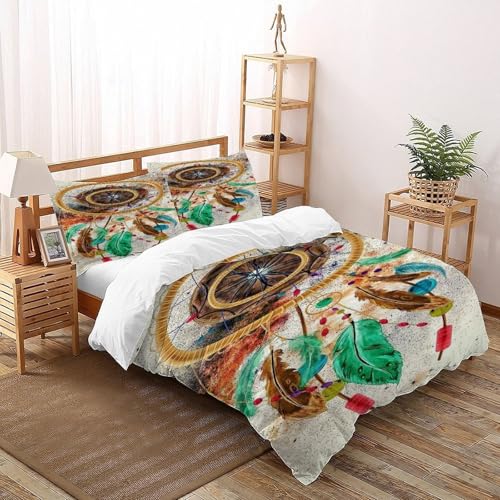 Housse de couette gothique zippée en microfibre premium avec taies d'oreiller 260x220 - 2