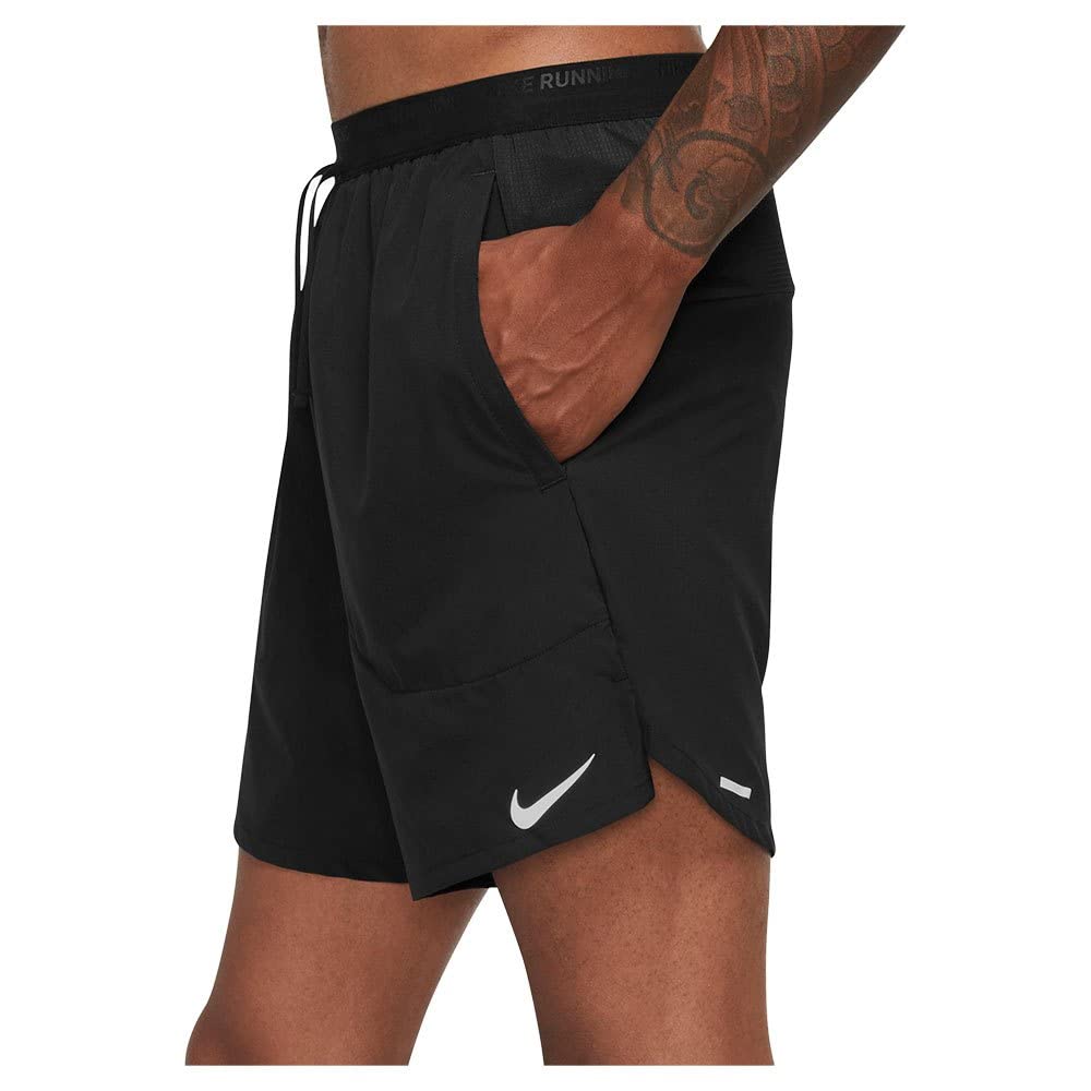 Nike Nike Stride Dri-Fit-Laufshorts mit Futter für Herren, ca. 18 cm, Laufshorts