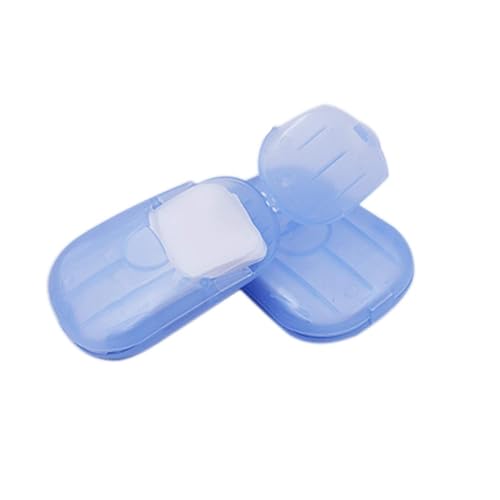 2 cajas portátiles desechables para viajes, senderismo, lavado de manos, baño, papel higiénico, 200 hojas de jabón, lavado de manos, jabón de papel