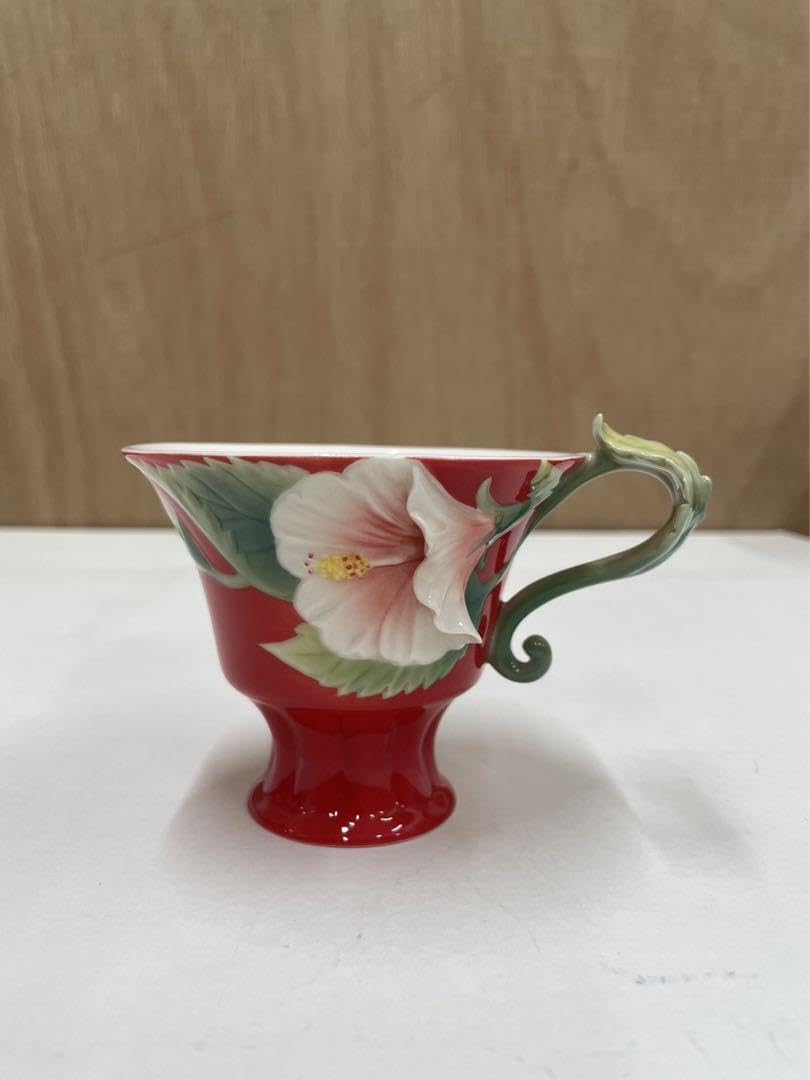 Amazon.co.jp: フランツコレクション ハイビスカス カップ ソーサー 1  