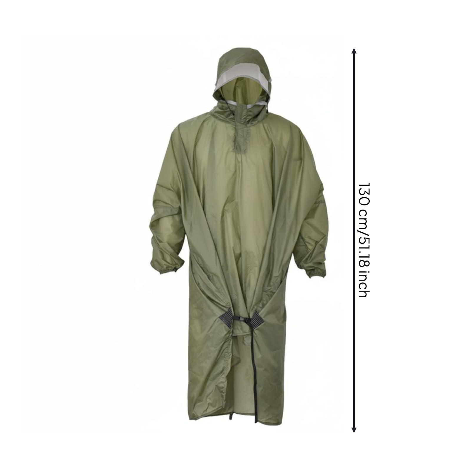 Amagogo Poncho de Lluvia para Exteriores Resistente al Agua Capa Chubasquero Protector Construcción Versátil como Toldo de Suelo Ligero y Compacto Adecuado