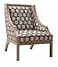 Armen Living LCSA1CR Sahara Accent Cream Chair