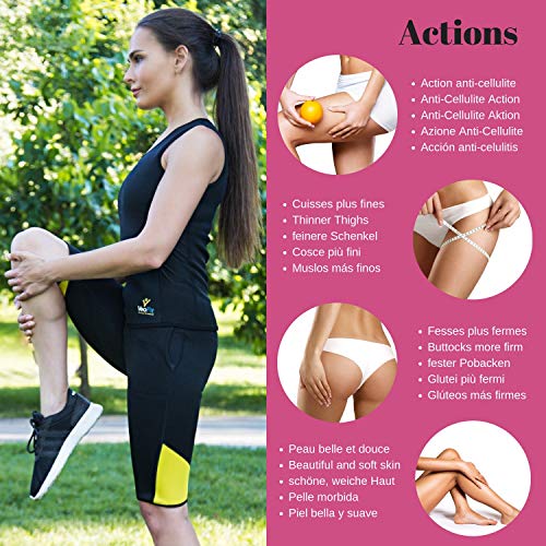 VEOFIT Pantaloncini per Sudorazione XL Dimagranti