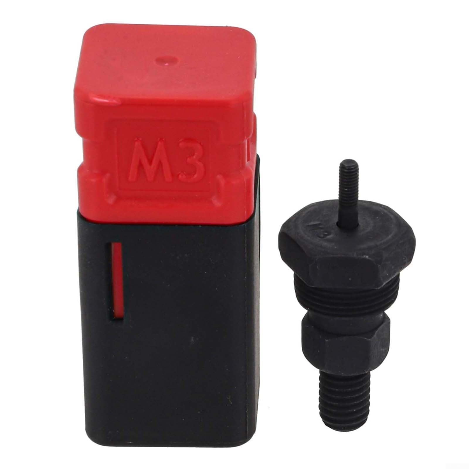 Comgooldool Threaded Mandrel Replacement for Hand Nut Riveter Tool, Fits-M3 to M10 Metric Sizes, High Strength Steel, Includes Storage Box-M12)