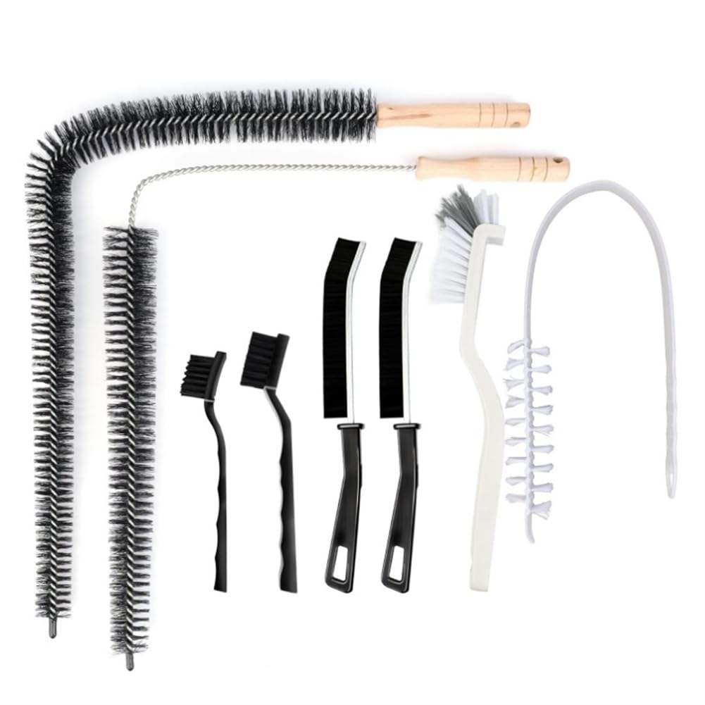 Aundhegrtt Dryer Ventilation Cleaning Kit, Washing Machine Cleaning Brush, Bathroom, Shower and Kitchen Crevice Brush