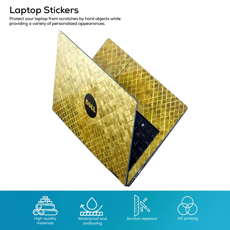 Image of Galaxsia DSGN 311 Full Body Laptop Skin Bubble-Free| Laminated & Removable | HD Quality Sticker for Laptops Upto 15.6 Inches Compatible with DELL