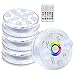 Hbaebdoo TéLéCommande RF à 21 Touches, LED éTanche Sous-Marin LumièRe Aquarium LumièRe Aimant Ventouse LumièRe TéLéCommande Lampe