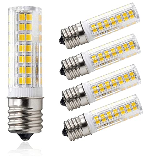 SYXKJ E17 LED電球 6W E17口金 直径17mm 60Wハロゲンランプ相当, 電球色3000K 可?光100V LED電球 全方向広配光(5個入りです)