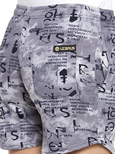 Image of UZARUS Women's Multicolour Cotton Sports Casual Printed Shorts - Pack of 2