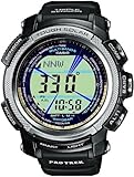 Cassa Plastica, quadrante Blu CASIO PRO TREK Orologio da Polso, Quadrante Digitale, Unisex, Resina, Colore Nero