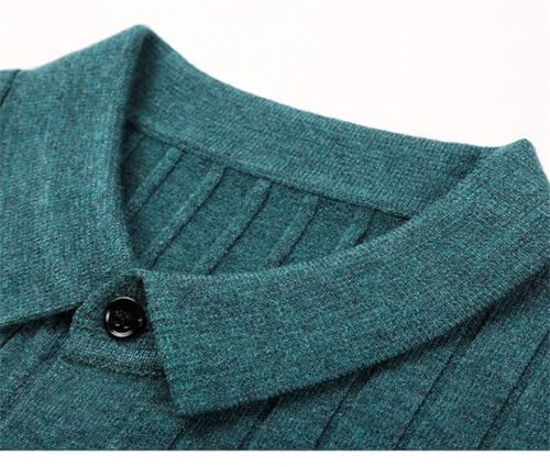 Men's Cardigan Sweater Solid Color Long Sleeve Single Breasted Simple Sweaters3