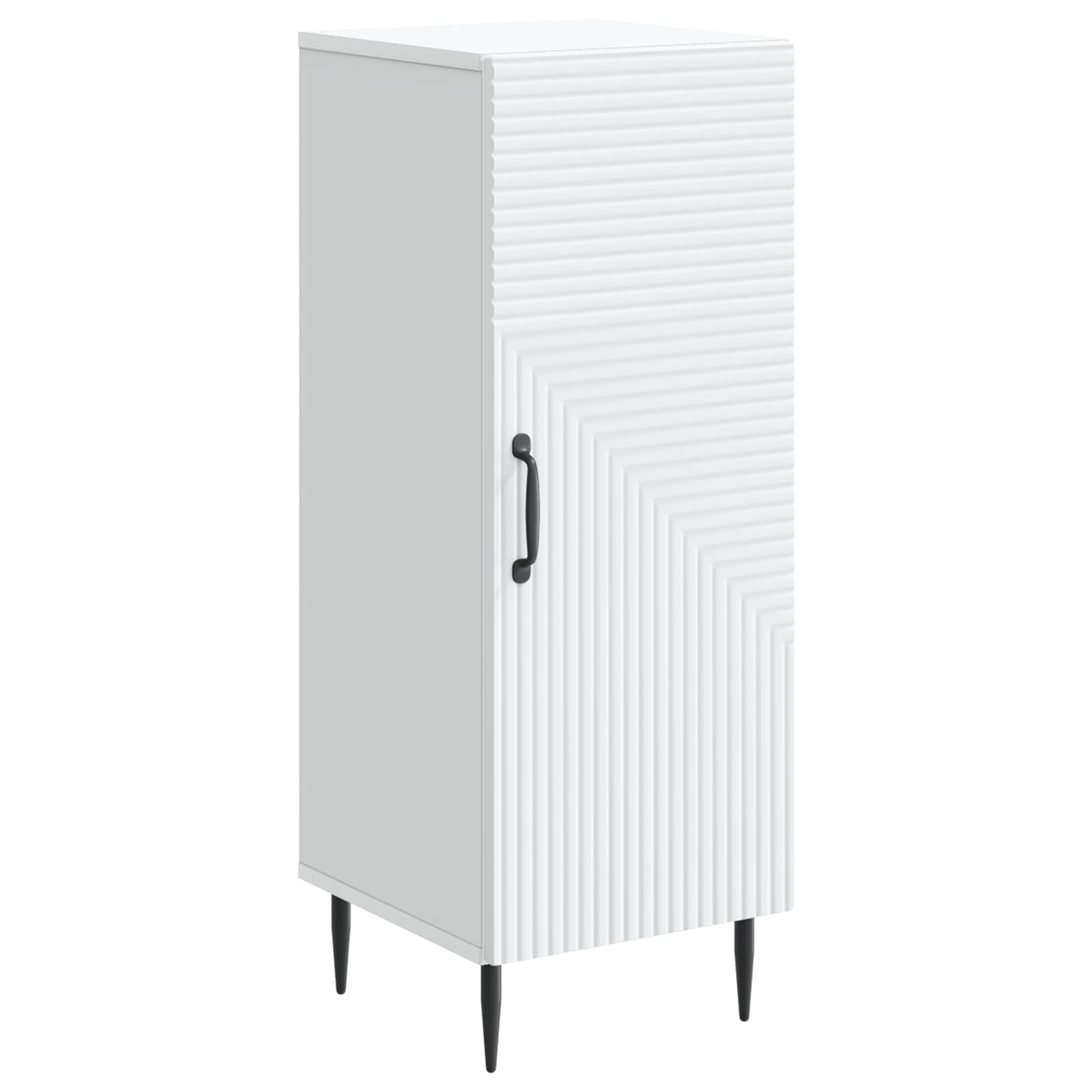 Credenza bianca, 33 x 34,5 x 89,5 cm, in legno
