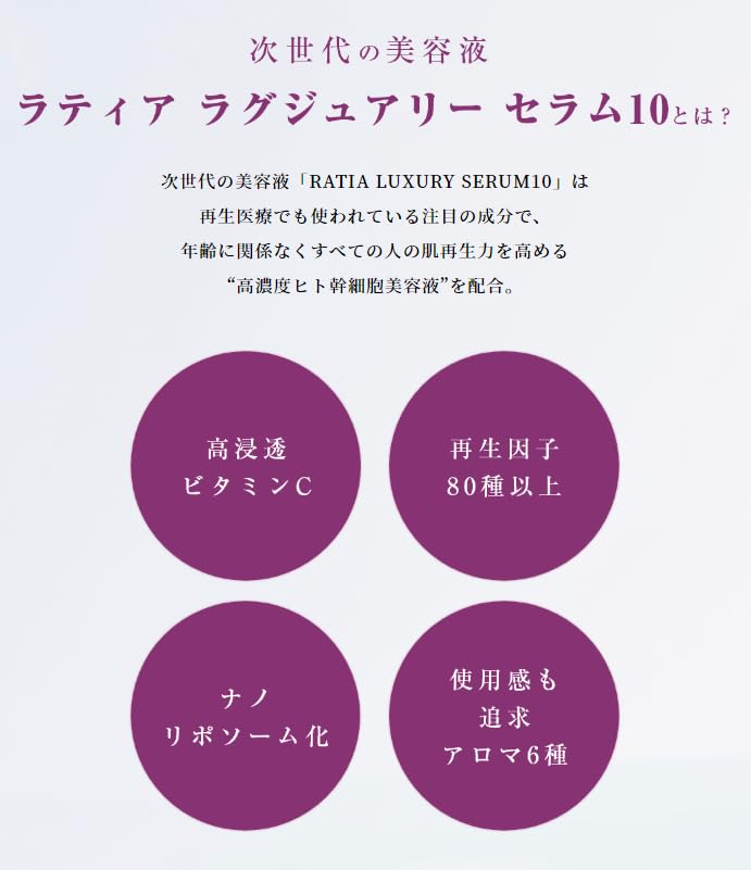 Amazon | ラティア ラグジュアリーセラム10 （約1ヶ月分）30ml 