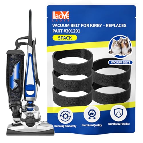 Image of 5Pack Vacuum Belts Replacement for Kirby Part 301291, Fits G3 G4 G5 G6 G7, Sentria, Ultimate G, Diamond Edition, Avalir /Avalir 2 Upright Vacuums