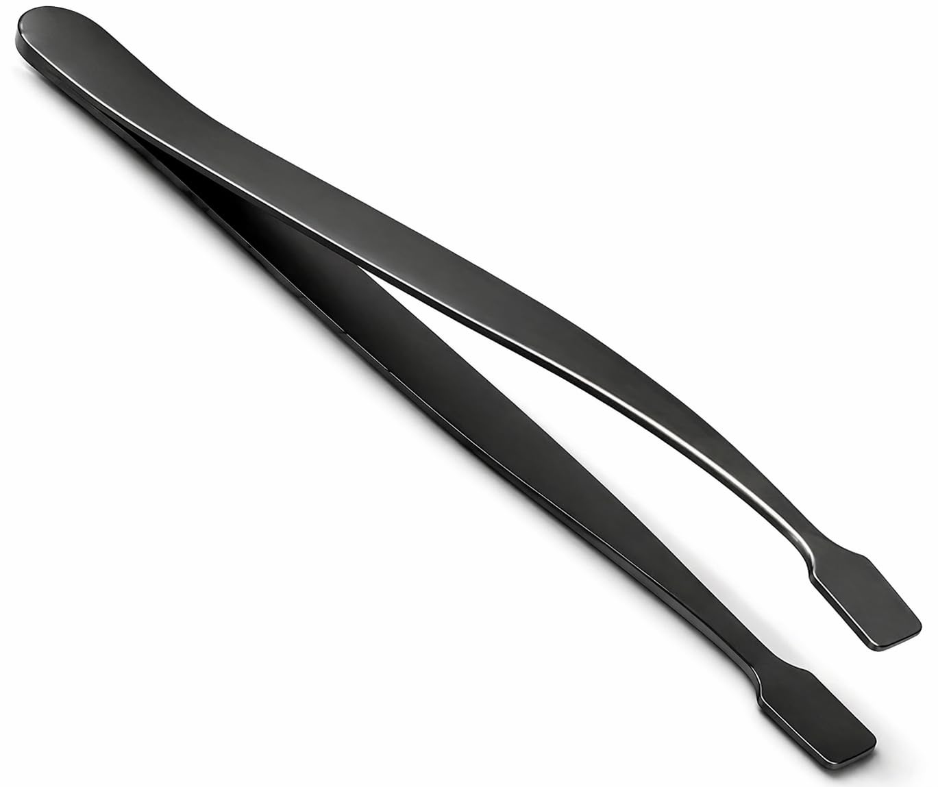 Pinzetta Sopracciglia Professionale in Acciaio Inox, Punta Obliqua di Precisione, Pinzette per Peli Incarniti e Viso, Ideale per Donna e Uomo, Uso Estetico e Domestico