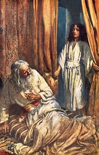 Tableau Samuel et Eli par Harold Copping impression d'art sur toile 60x90cm