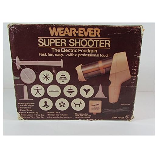 Vintage Wear-Ever Super Shooter Electric Cookie Press Candy Maker Vegan 70123