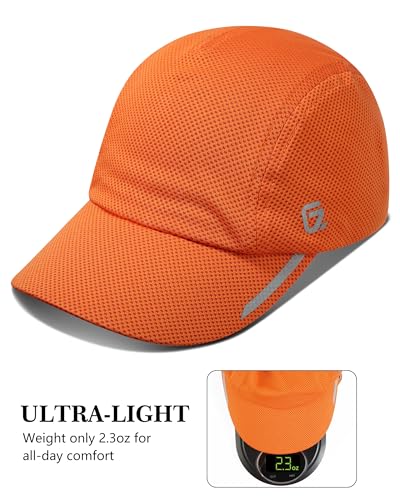 Image of GADIEMKENSD Running Hat Performance Mesh Hat, Excellent Ventilation, Lightweight, Reflective Design, Anti-Glare