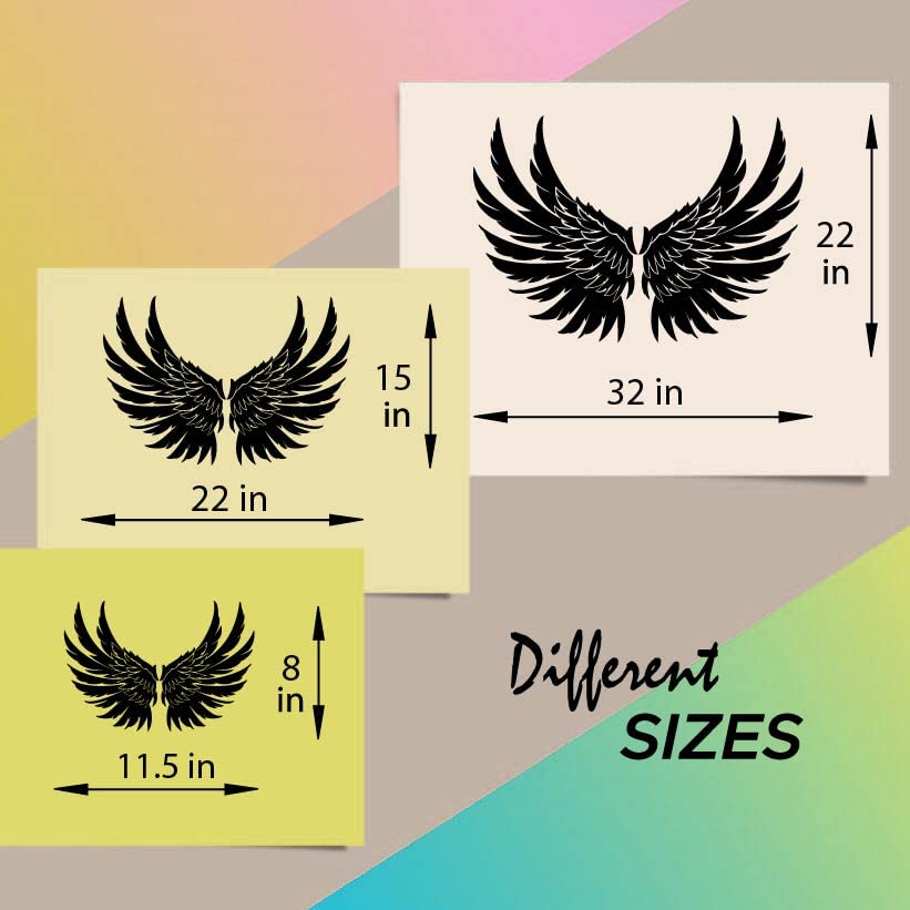 Vinilo Decorativo Alas de Ángel o Águila para Hogar miniatura 2