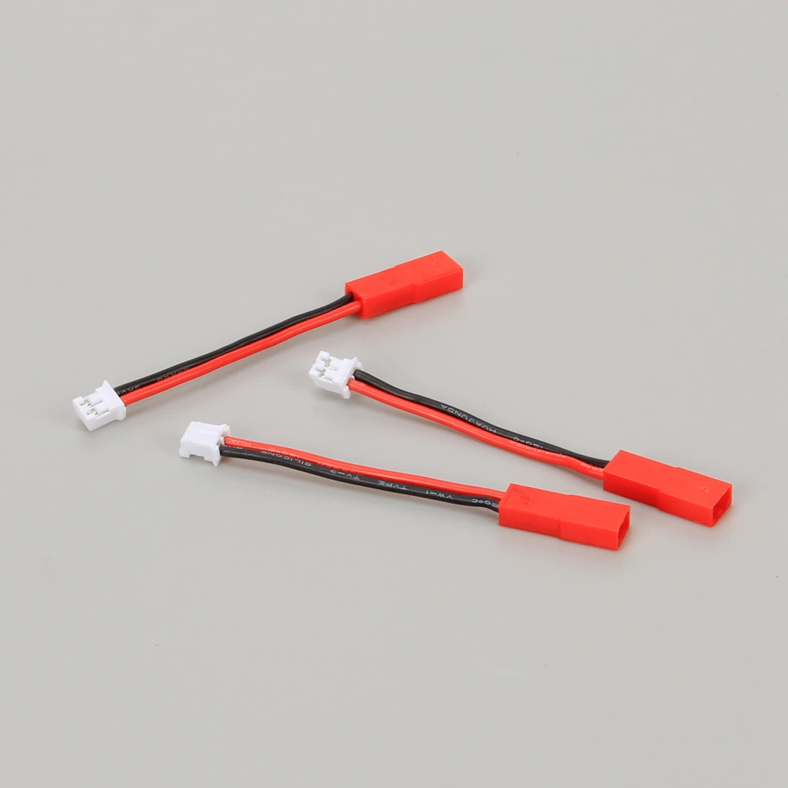 MX2.0 To JST Plug Converter, 3Pcs Black Red Plastic Soft
