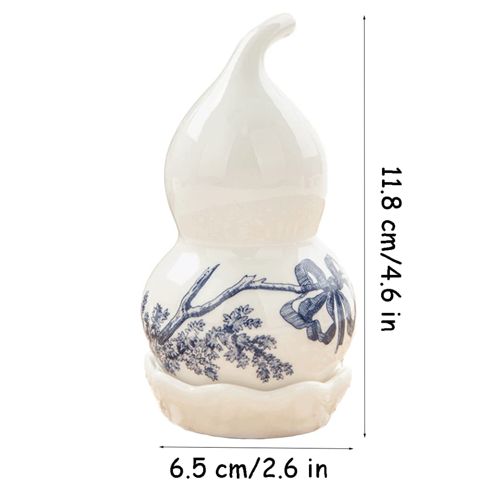 Modny Pojemnik Na Wykałaczki Z Tykwy Ceramiczny Pojemnik Na Wykałaczki Kreatywny Dozownik Na Wykałaczki Biały Dozownik Na Wykałaczki Elegancki(Styl C)