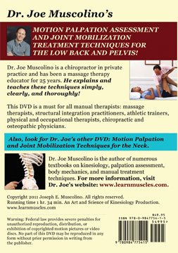 Motion Palpation Assessment and Joint Mobilization Treatment Techniques for the Low Back and Pelvis