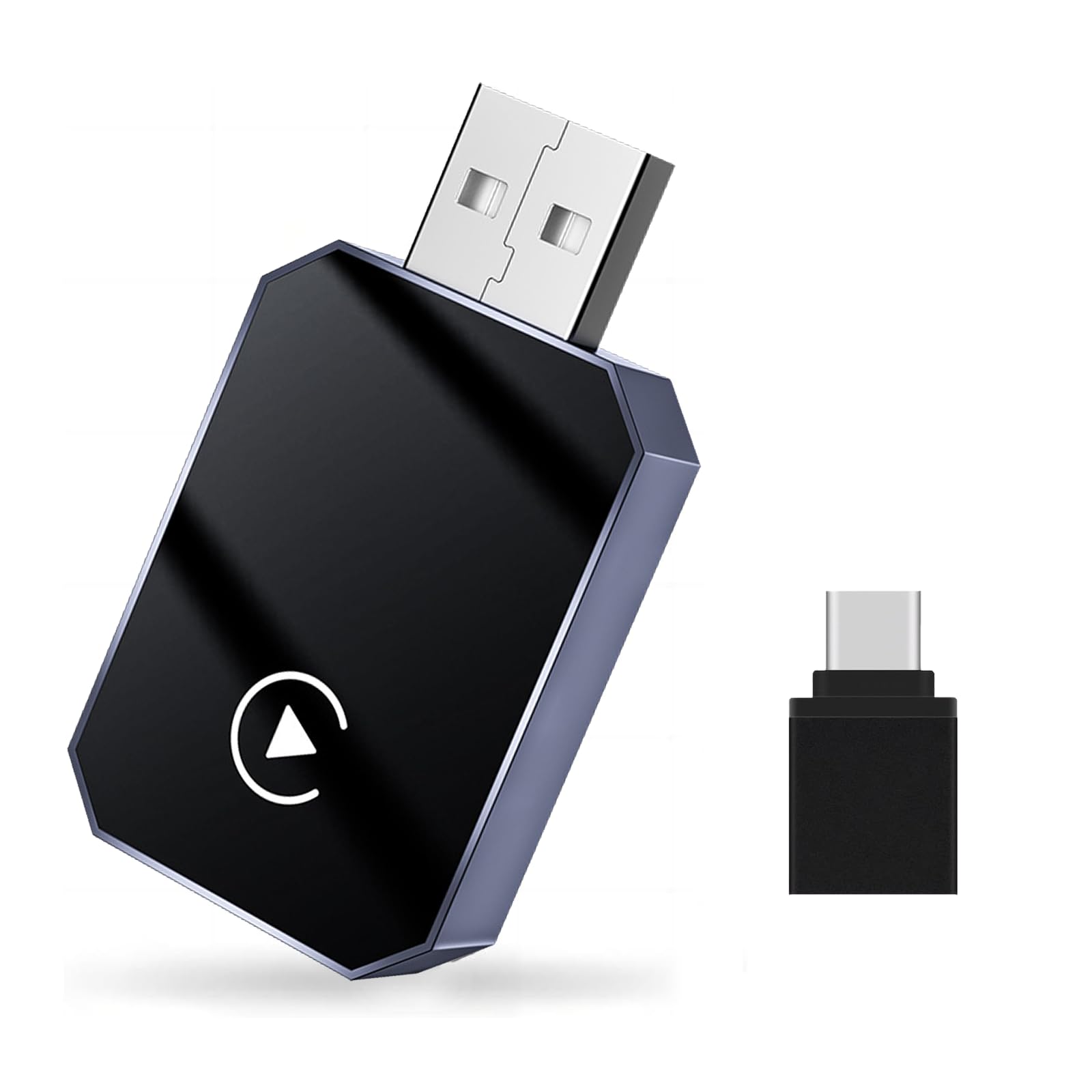 Bettinay Wireless Carplay Adapter Uk, 2 in 1 Car Box Wireless Adapter for Android Auto, Plug and Play