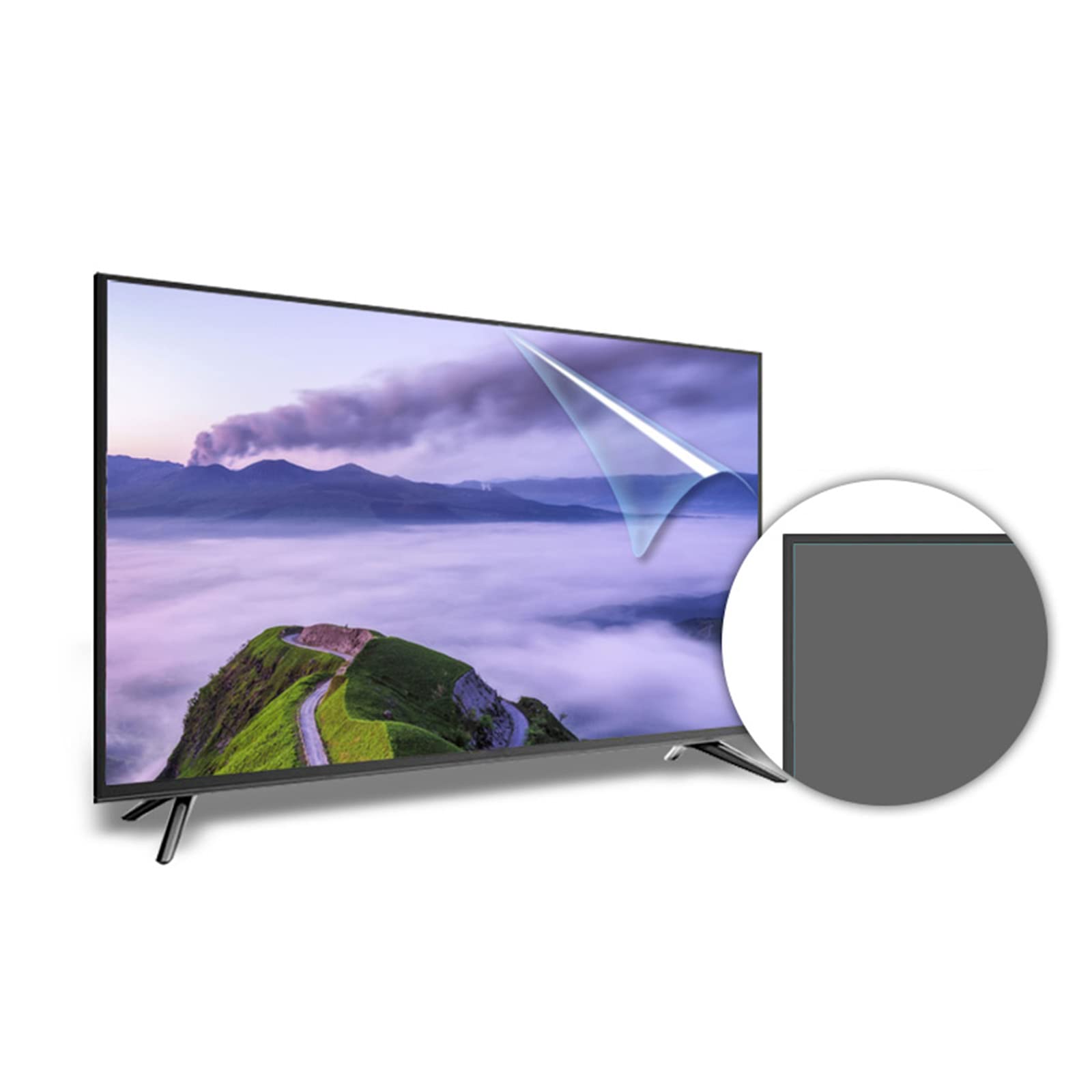 Film antireflet TV 47 pouces et protection écran contre fatigue oculaire OLED