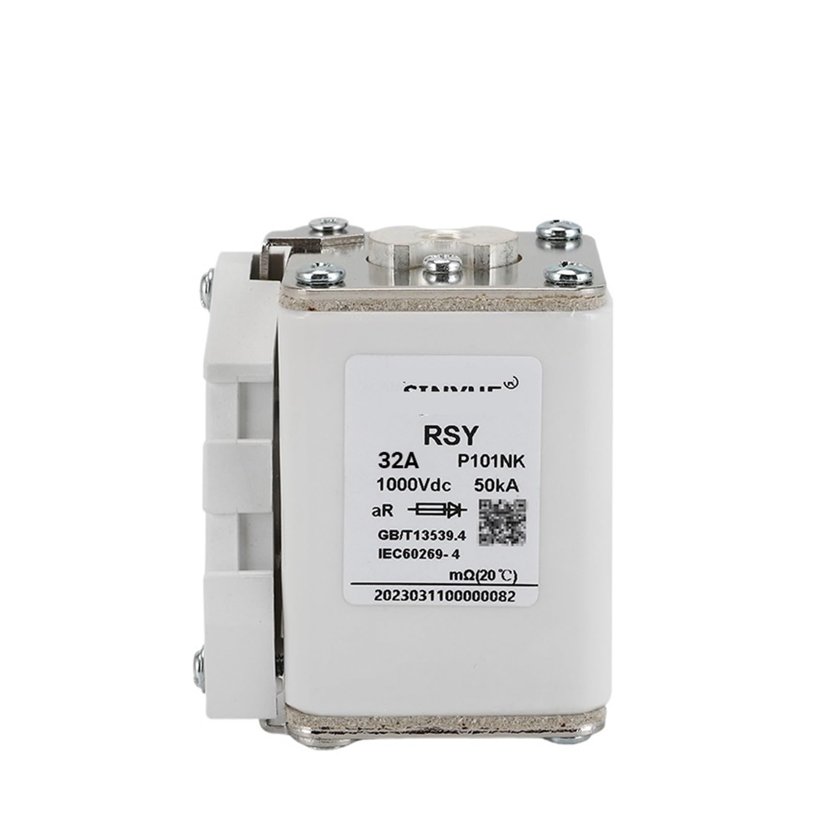 Fusible Rapide CC DC1000V pour borne de recharge et stockage d'énergie photovoltaïque EV