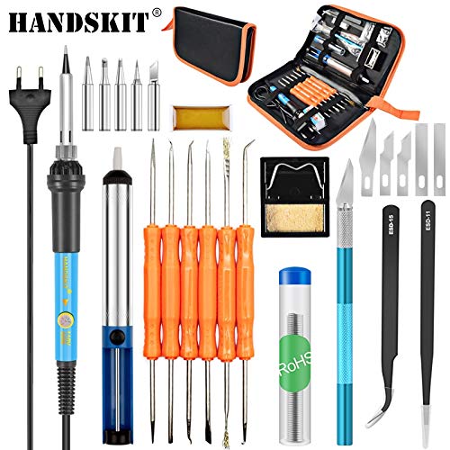 Buy Handskit Soldering Iron Kit 60W Adjustable Temperature Soldering