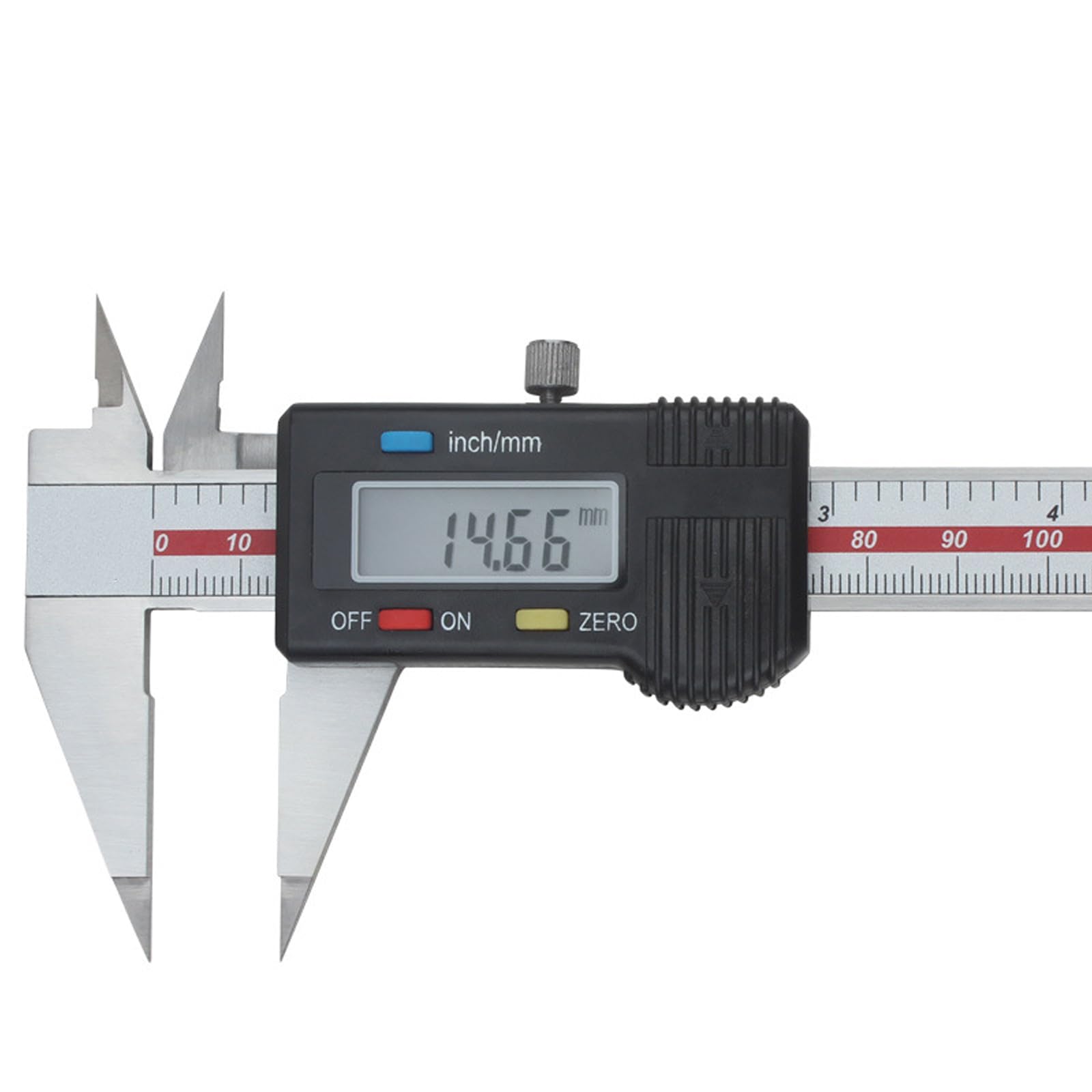 Digital Messschieber 200 mm - mit Spitzem Schnabel, Metrisch/imperial, Aus Rostfreiem Stahl, Gehärtet, LED Display Industrielles Testinstrument Messwerkzeuge