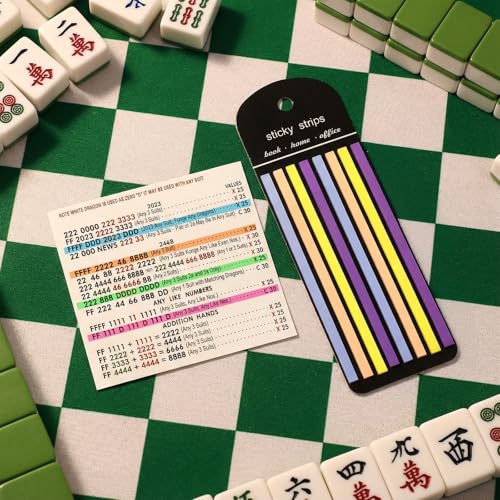 Bremorou 4Pcs Mahjong Line Highlighter Stickers miniatura 6