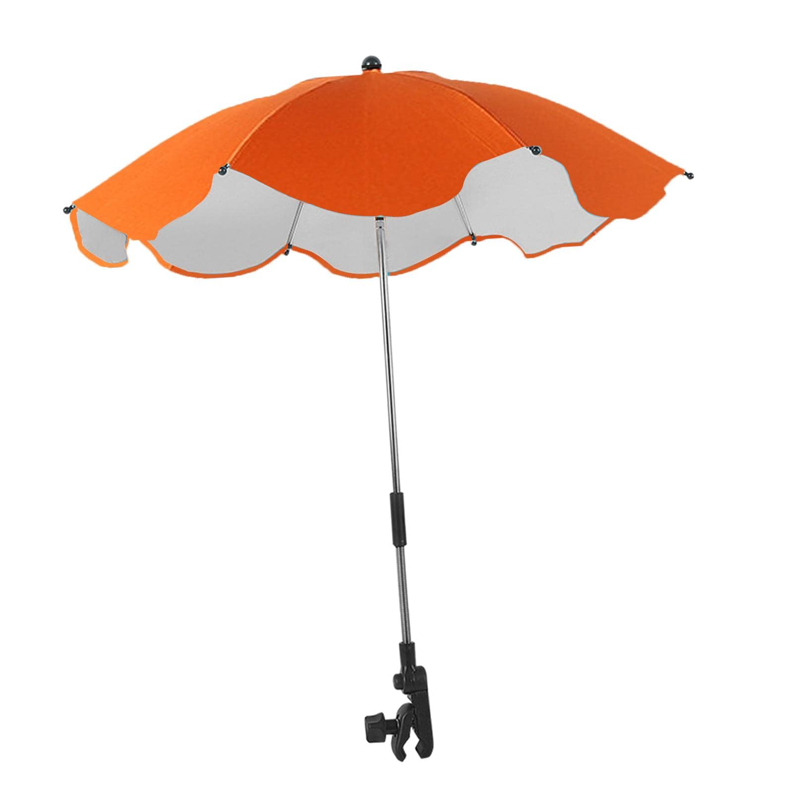 Baby Stroller Umbrella Sun Shade Buggy Pram Trolley Parasol Orange|Covers, Canopies & Umbrellas|Baby-image-48