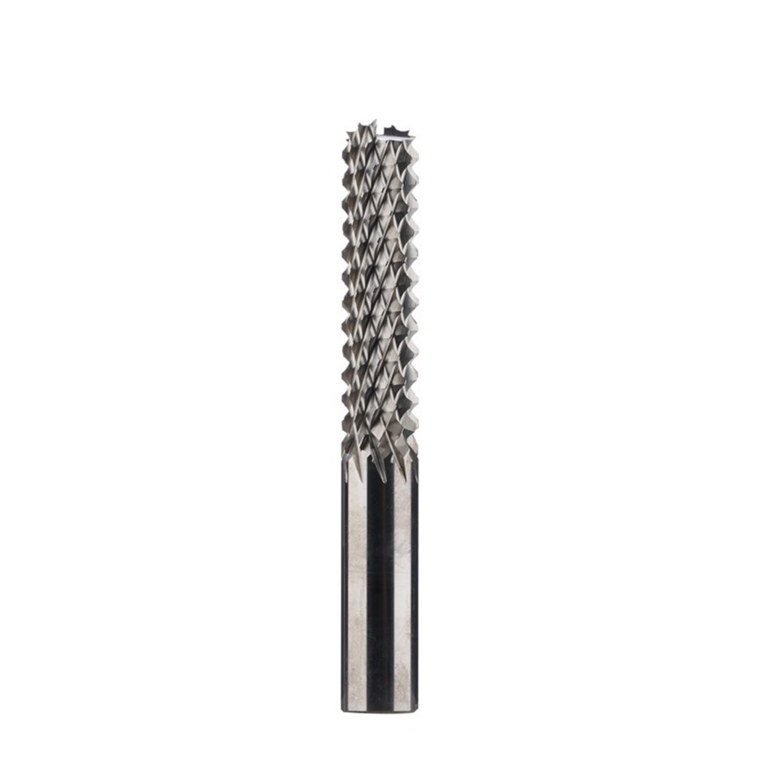 Fresa de carburo for PCB, brocas de corte de maíz de 3,1-8 mm, herramientas de corte CNC for PVC, nailon, plástico y madera.(1pc-D6.0-52-D6)