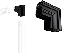 Vista 17 de SCON Rieles de rieles de 1.65 pies/19.7 pulgadas, kit de iluminación de riel magnético empotrado, sistema de riel de aluminio de 19.7 in, fácil