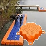 Assemblage modulaire: La conception d'assemblage modulaire permet aux bouées flottantes en plastique d'être rapidement assemblées et peut être ajustée de manière flexible en fonction de la forme de la zone d'eau et des exigences d'utilisation.