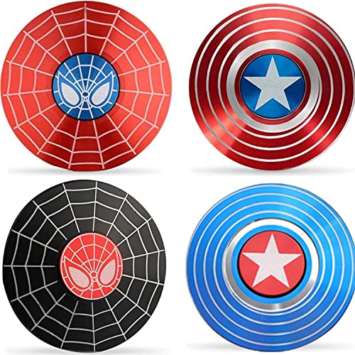 Steemjoey Confezione da 4 Giocattoli Portatili Supereroe per Bambini e Adulti, sensoriali Fidget Toys Packs, Giocattoli a Mano...